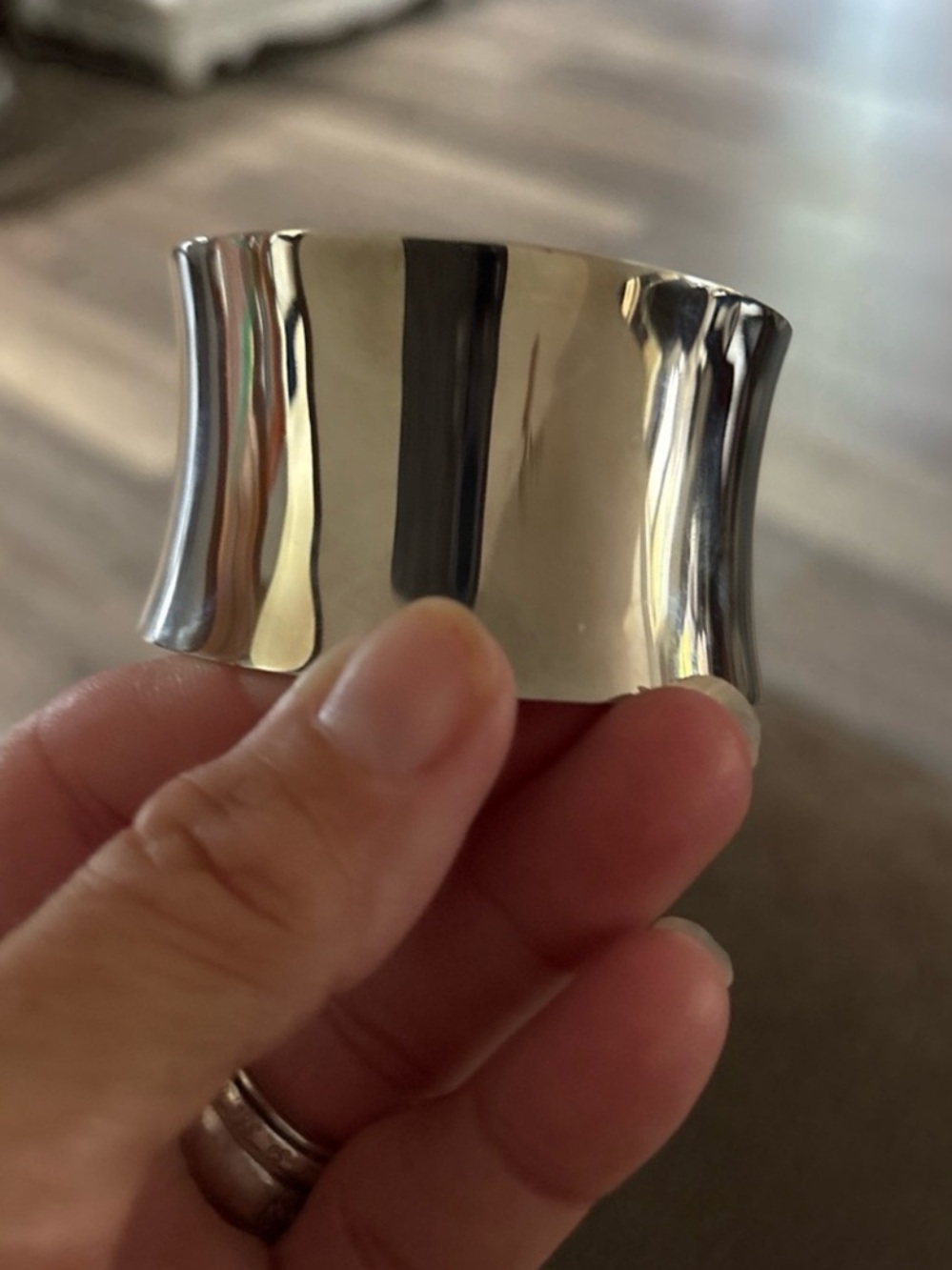 Sterling silver MILOR cuff bracelet